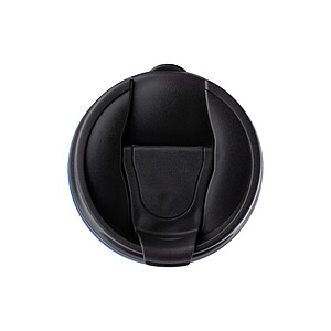 AKLAVIK Termohrnek s víčkem, kombinace nerez, plast, 325ml, modrý