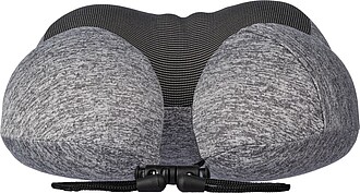 ALMODAR Cestovní polštářek z paměťové pěny, šedá