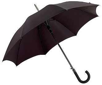 AMADEUS Automatický holový deštník, černý - reklamní deštníky