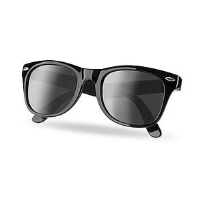 AMERICA Klasické sluneční brýle s UV400 ochranou, černá - reklamní předměty