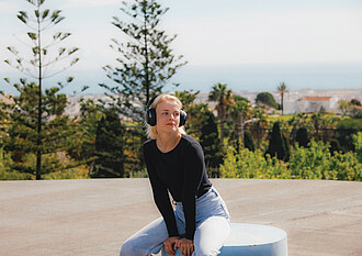 ANC sluchátka ANC z RCS recyklovaného plastu, černá