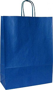 ANKA 32 Papírová taška 32 × 13 × 42,5 cm, kroucená držadla, modrá papírová taška s potiskem