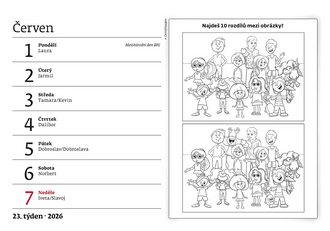 Antistresový pracovní kalendář 2026