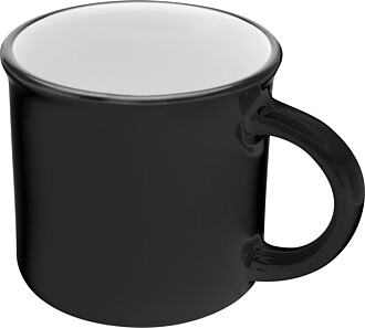 ARIKAN Keramický hrnek o objemu 240 ml, černá