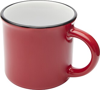 ARIKAN Keramický hrnek o objemu 240 ml, červená