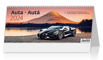 Auta 2026, stolní kalendář - reklamní kalendáře