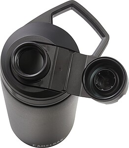 Automatický deštník, venkovní strana černá, vnitřní stříbrná