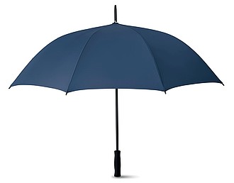 Automatický deštník z hedvábného PE s EVA rukojetí, tm.modrá - reklamní deštníky