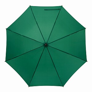 Automatický dřevěný deštník, tmavě zelená