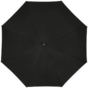 Automatický skládací deštník, pr. 98cm, s karabinou v rukojeti, černý