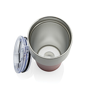 AYDIN Dvoustěnný termohrnek z recyklované nerezové oceli, 500 ml, červená