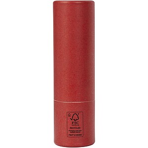 Balzám na rty s vanilkovým aroma, papírový obal, červený