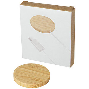 Bambusová bezdrátová nabíjecí podložka 10 W