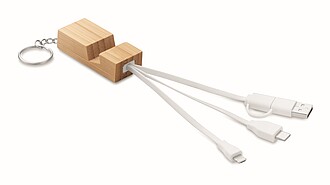 Bambusová klíčenka a stojánek