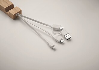 Bambusová klíčenka a stojánek