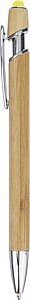 Bambusové kuličkové pero, žlutá