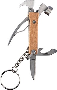 Bambusové multifunkční nářadí, hnědá - reklamní předměty