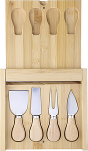 Bambusové prkénko na sýr, hnědá