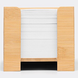 Bambusový zásobník lístků na poznámky, 900 lístků