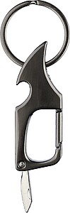 BARUMO Přívěsek na klíče - karabinka, gun metal