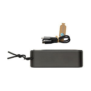 Basový reproduktor 10W Swiss Peak z RCS recyklovaného hliníku, šedá