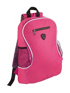 Batoh, 600D polyester, růžová - batoh s potiskem