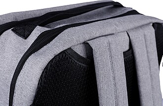 Batoh a taška na notebook, světle šedá