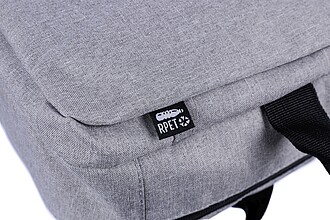 Batoh a taška na notebook, světle šedá