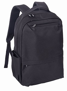 Batoh na laptop, černý - batoh s potiskem