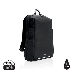 Batoh na notebook, RFID, USB port - batoh s potiskem