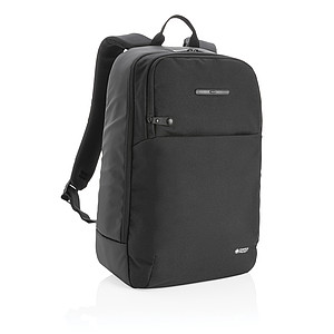 Batoh na notebook s UV-C sterilizační kapsou Swiss Peak, černá - batoh s potiskem