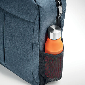 Batoh na notebook z dvoubarevného polyesteru, modrá