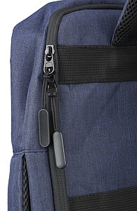 Batoh na notebook z polyesteru, modrá
