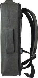 Batoh na notebook z polyesteru, zelená