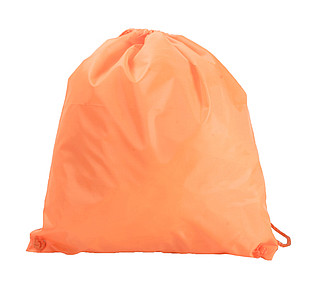 Batoh s dvěma šňůrkami přes rameno, oranžový - batoh s potiskem