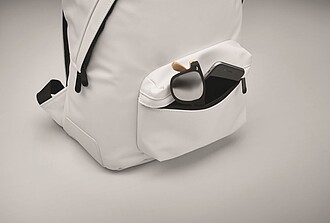 Batoh s místem na notebook, bílý