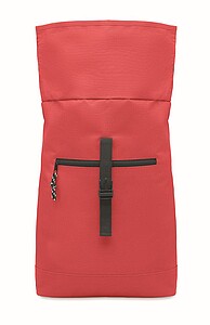 Batoh s rolovacím zavíráním, červený