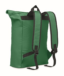 Batoh s rolovacím zavíráním, tmavě zelená