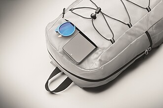 Batoh z polyesteru 600D RPET, bílá