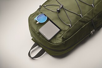 Batoh z polyesteru 600D RPET, vojenská zelená