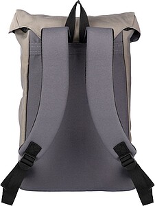 Batoh z polyesteru, šedohnědá