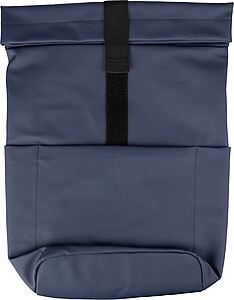 Batoh z PU kůže, modrá