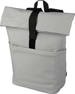 Batoh z PU kůže, šedá