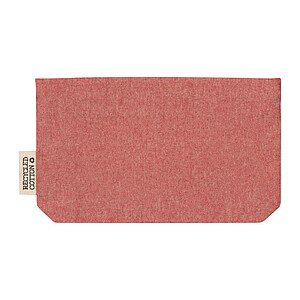 Bavlněná kosmetická taška, červená