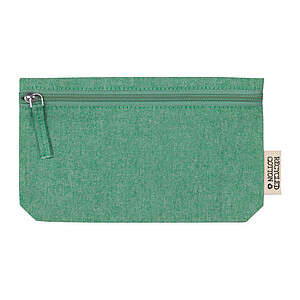 Bavlněná kosmetická taška, zelená