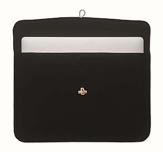 Bavlněný obal na notebook, černý