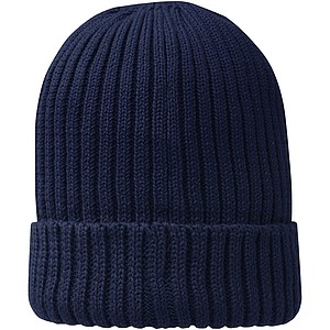 Beanie čepice z organické bavlny, námořní modrá