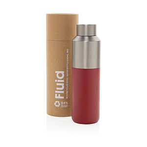 BELUZA Dvoustěnná vakuová termoska z recyklované nerezové oceli, 600 ml, červená