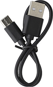 Bezdrátová sluchátka s bambusovým detailem, černá