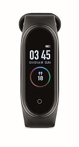 Bezdrátové zdravotní hodinky, černá